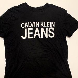 Calvin Klein Jeans Black Short Sleeve T-Shirt (Size M)